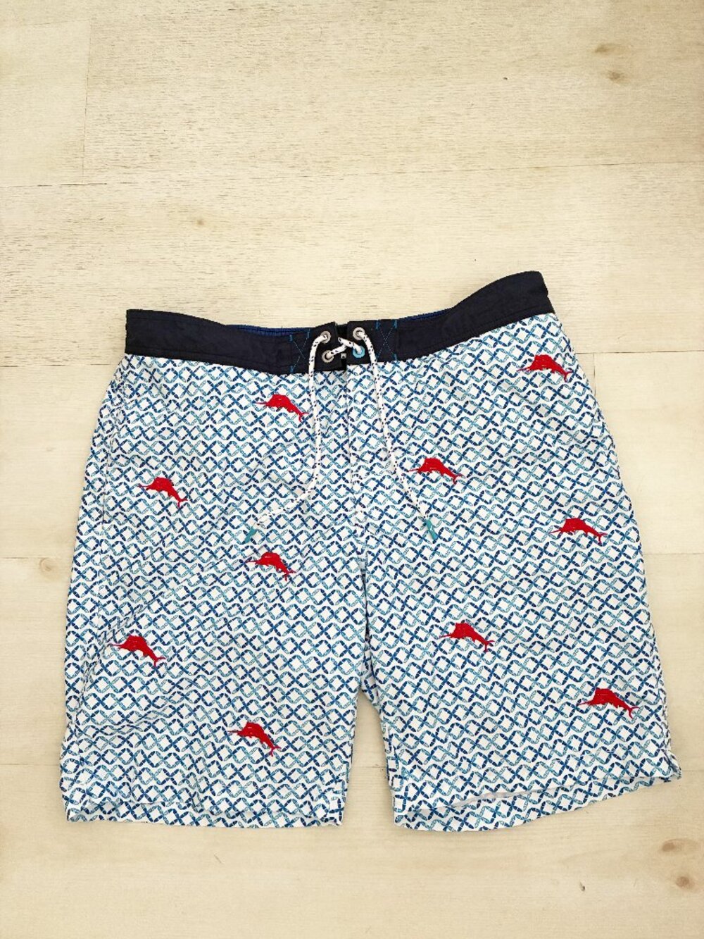 Tommy Bahama Baja Marlin Modena Board Shorts Swim Trunks Men's Large L